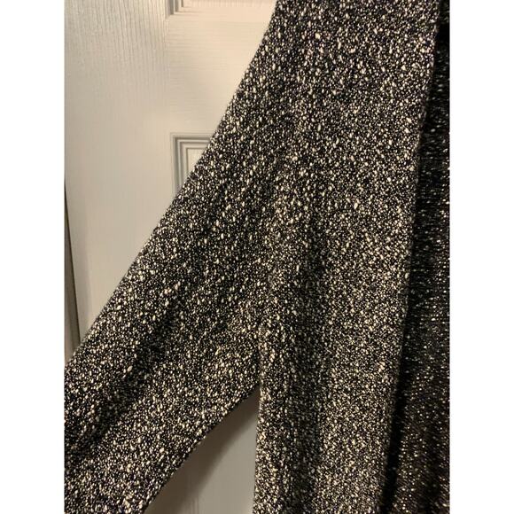 Eileen Fisher Women's Wrapped Cotton Nubble Sweater Cardigan Plus Size 1X Black - Picture 3 of 9